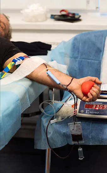 Zaměstnanci společnosti Schréder pravidelně darují krev